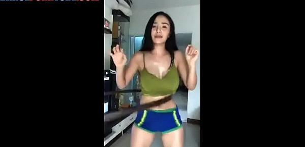  big fake tits thai whore sweaty dance